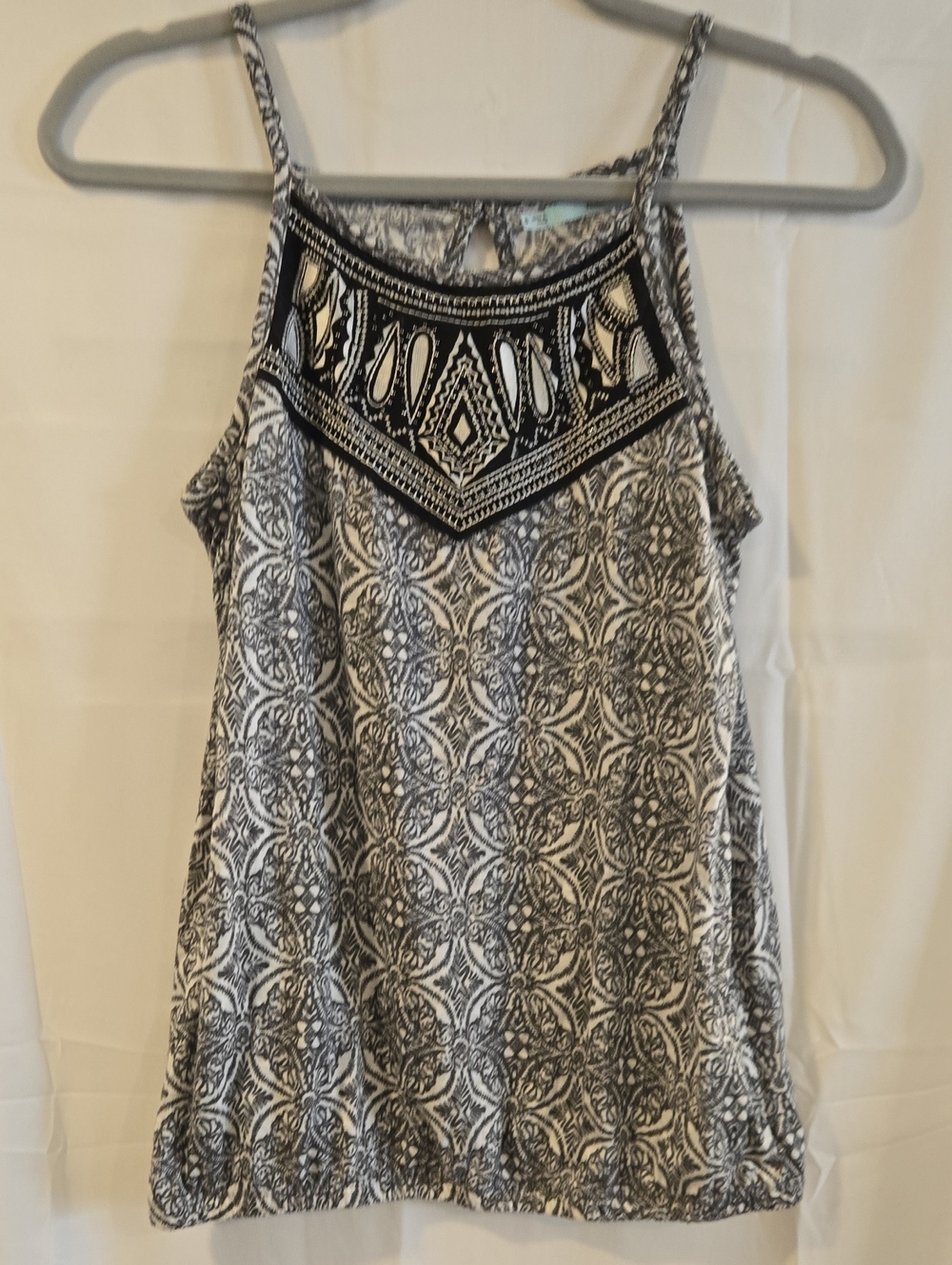 Maurices Women's Boho Tribal Print Embroidered Camisole